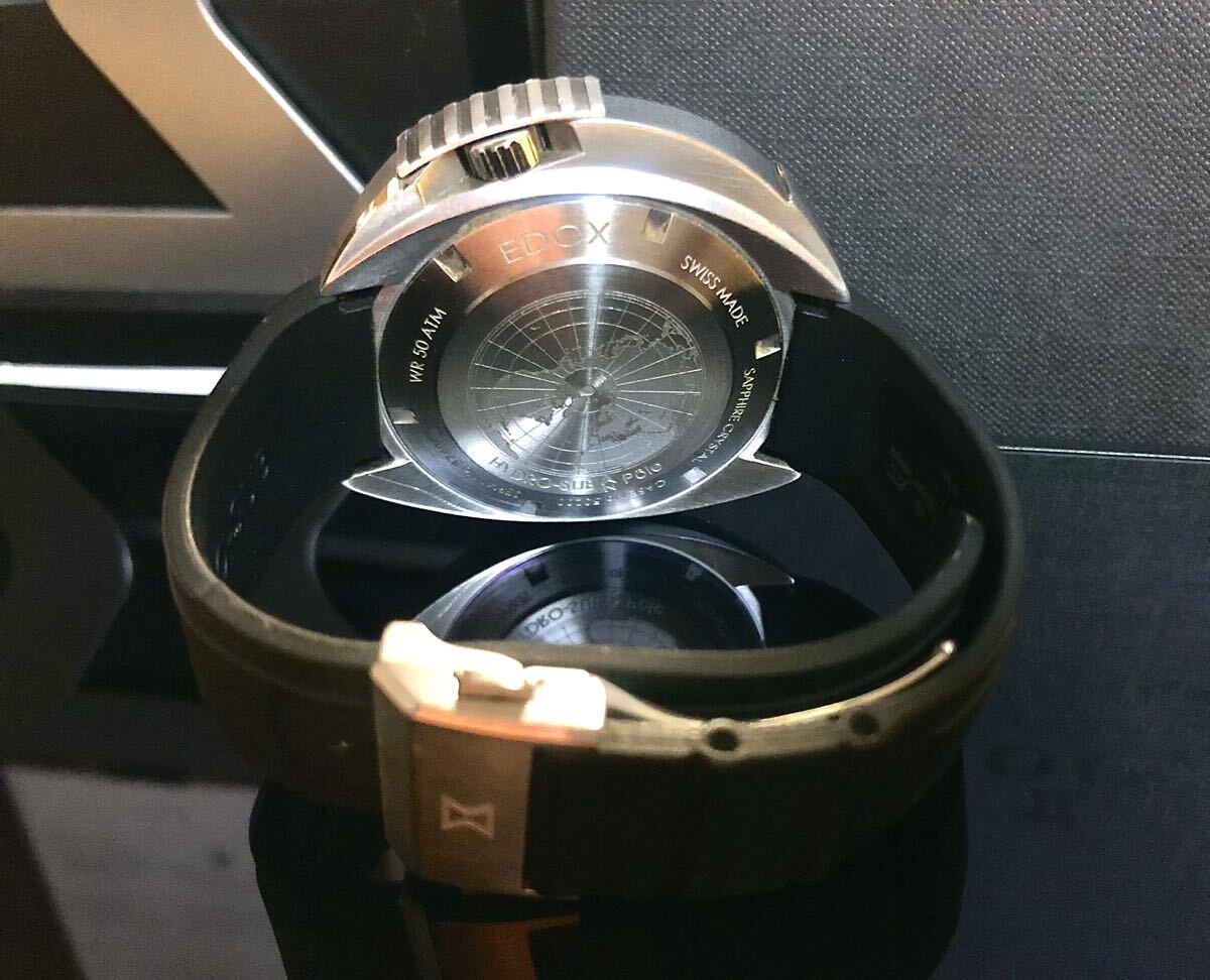 美品！EDOX エドックス ハイドロサブ 500m 53200 付属品の画像4