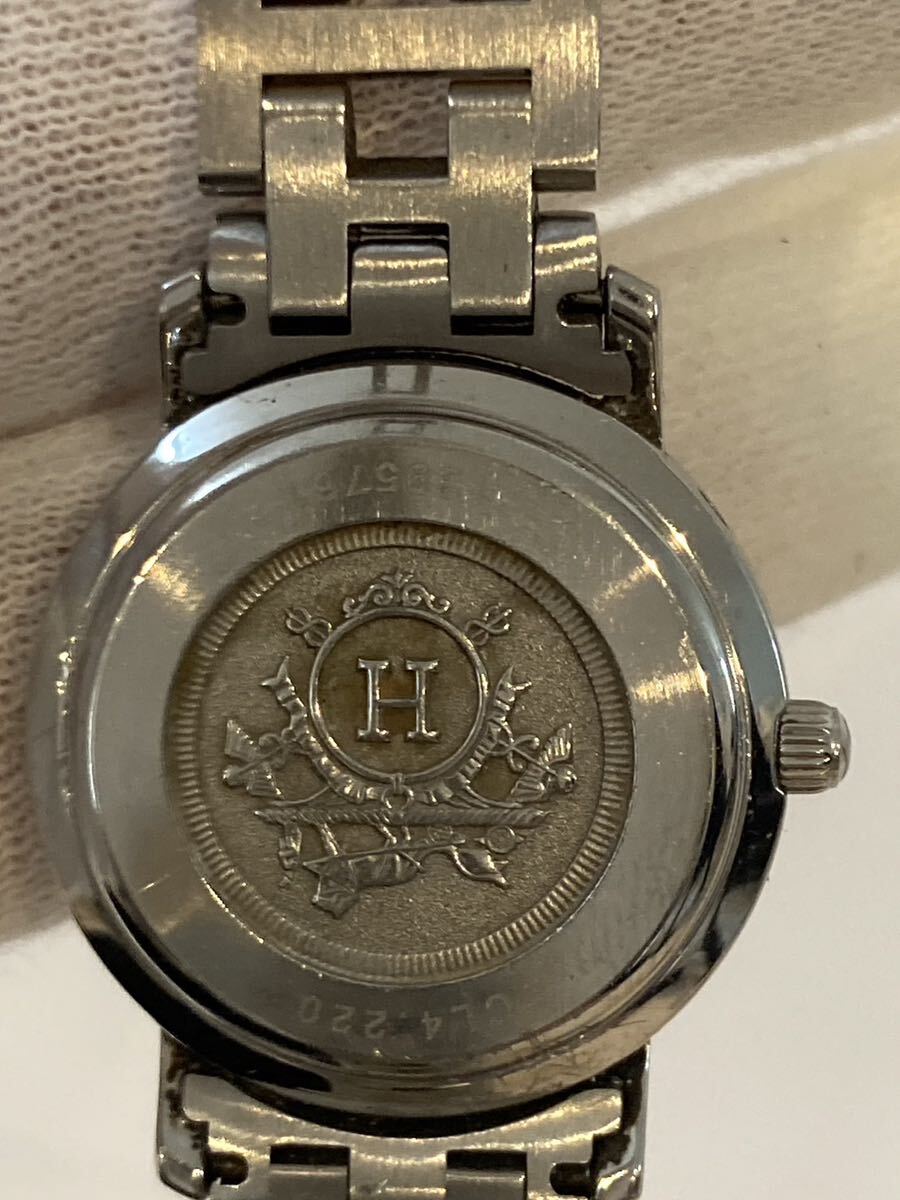 HERMES(エルメス) 腕時計 クリッパー CL4.220 レディース アイボリーの画像4
