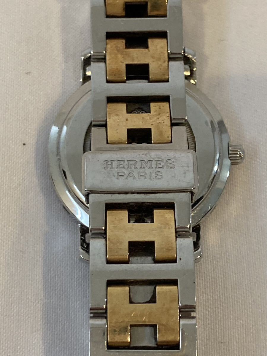 HERMES(エルメス) 腕時計 クリッパー CL4.220 レディース アイボリーの画像3