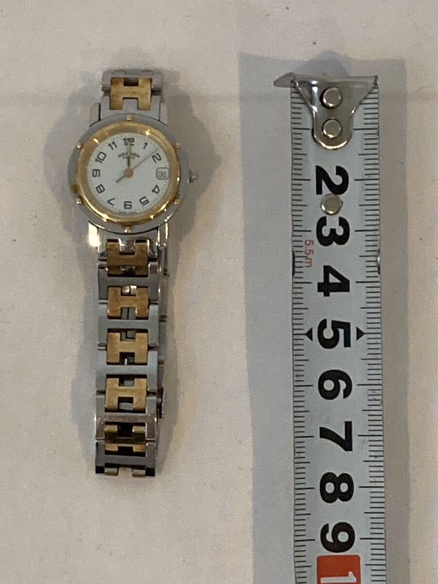 HERMES(エルメス) 腕時計 クリッパー CL4.220 レディース アイボリーの画像9