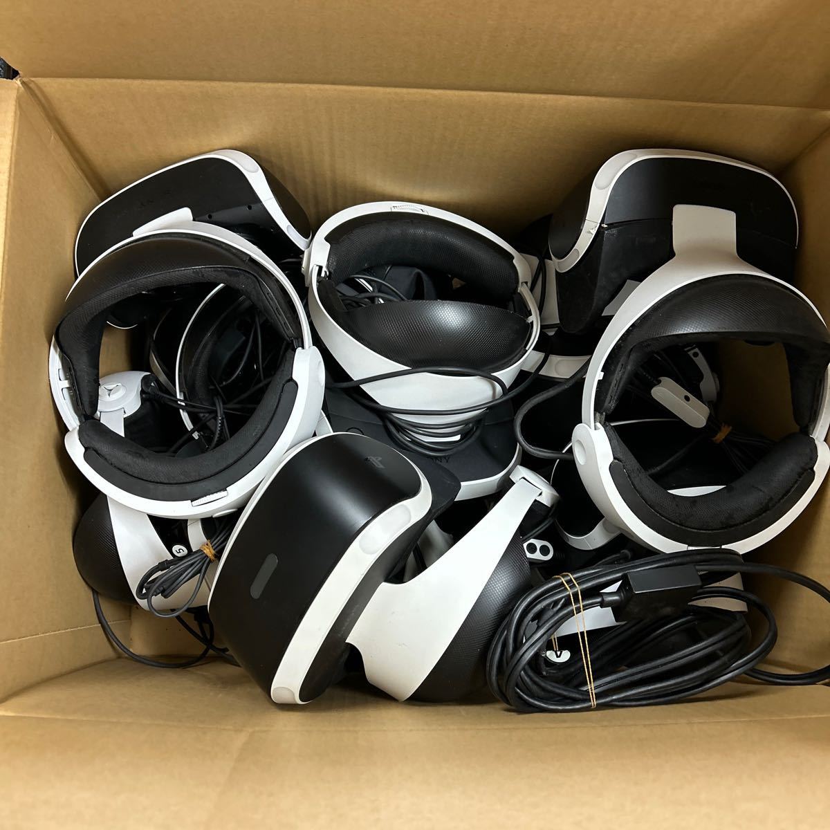 【ジャンク】SONY PlayStation VR ヘッドフォン　カメラ12個まとめセットPSVR 任天堂 CUH-ZVR1_画像1