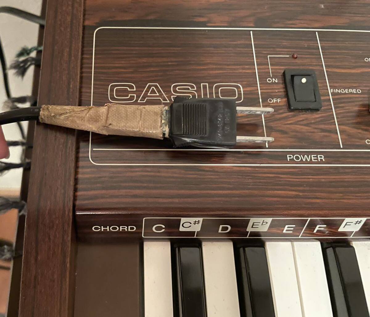 [ Junk ]CASIO Vintage synthesizer Casiotone 403