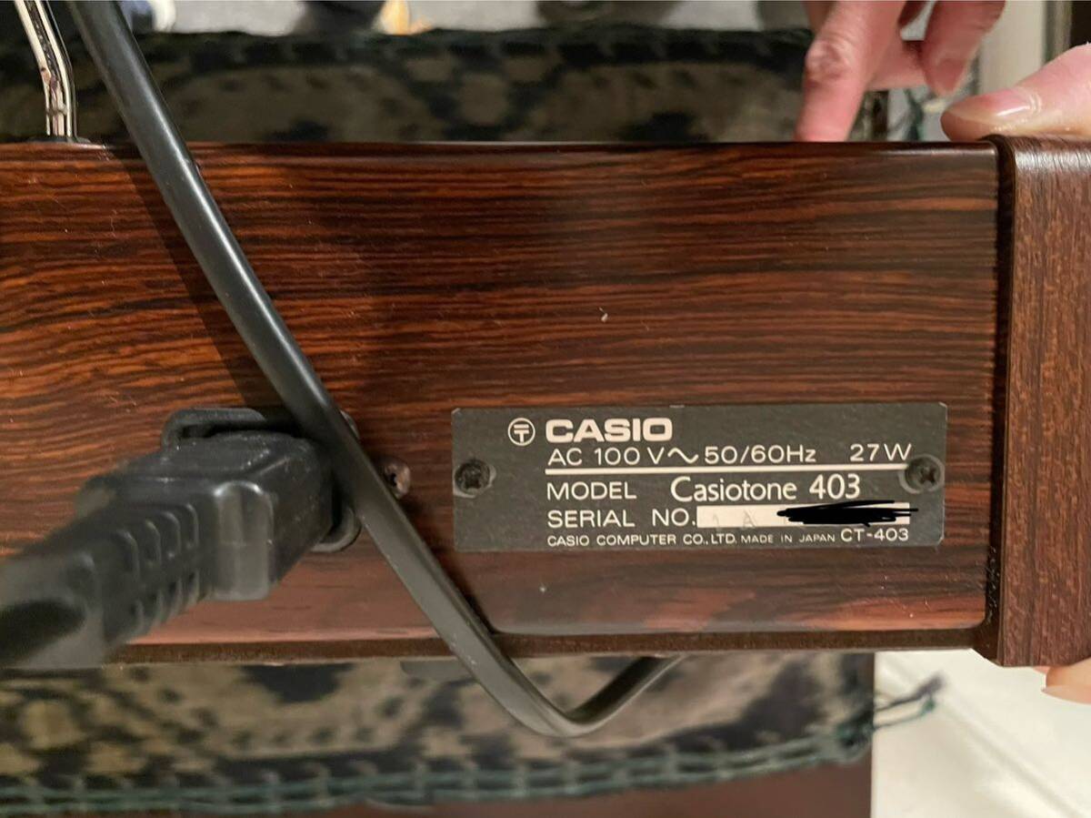 [ Junk ]CASIO Vintage synthesizer Casiotone 403