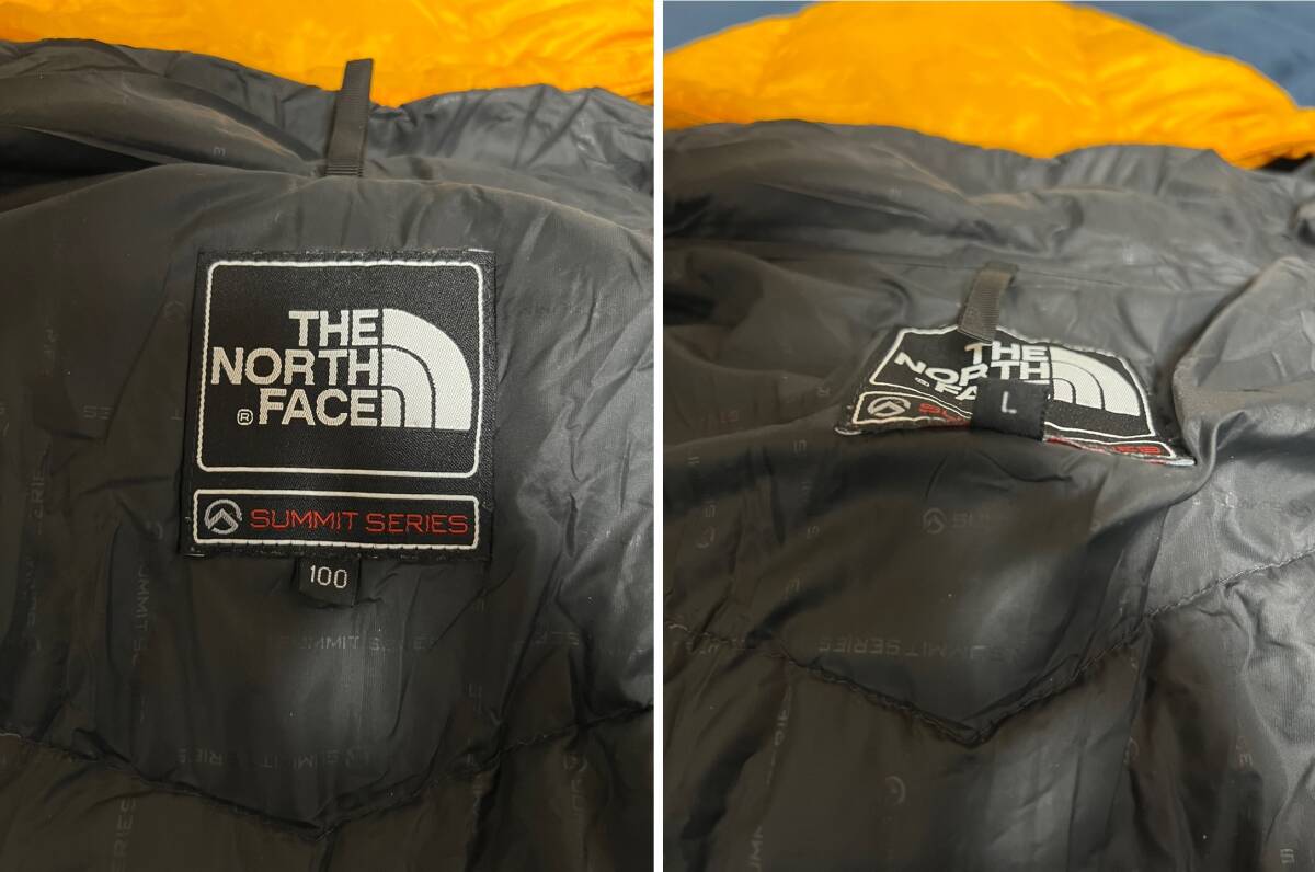 [THE NORTH FACE] Everest エベレスト ダウン ジャケット 850 Summit series ザ・ノース・フェイス YL L_画像8