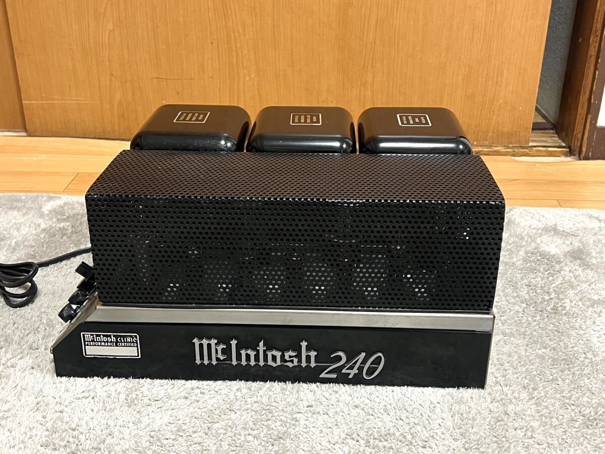 McIntosh マッキントッシュ MC 240 真空管アンプ。動作品 ( 2) の画像1