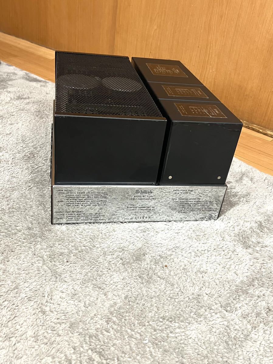 McIntosh MC2100 パワーアンプ マッキントッシュの画像5