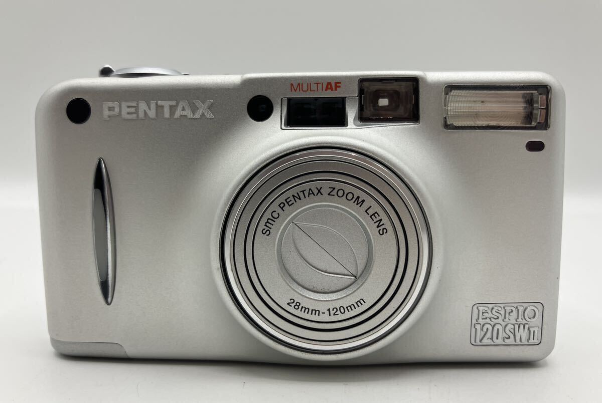 240304203001 PENTAX ペンタックス ESPIO120SW II MULTIAF 28mm-120mm コンデジ デジカメ ジャンク 中古_画像2