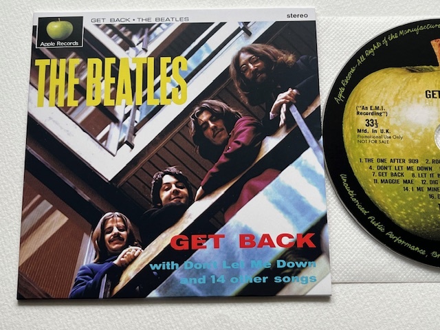 紙ジャケ/GET BACK/Glyn Johns FINAL MIX★ゲット・バック/グリン・ジョンズ/ファイナル・ミックス★THE BEATLESビートルズ★紙ジャケット_画像4