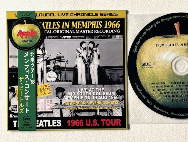 紙ジャケ★ビートルズ・メンフィス・コンサート 1966 / From Beatles In Memphis 1966★THE BEATLES_画像1