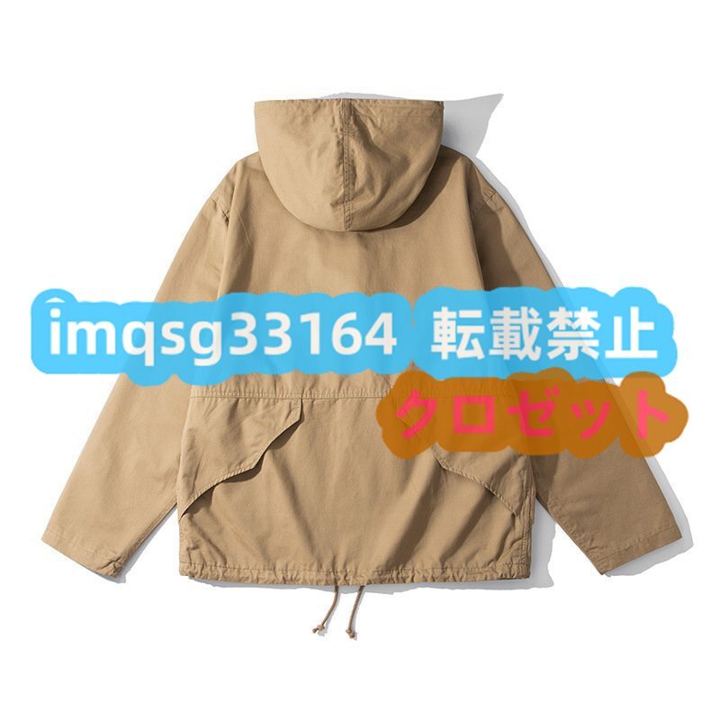 メンズジャケット　ミリタリー　ECWCS PARKA　フード付き　メンズジャケット　アウトドア パーカー　Ｓ～ＸＸＬ 迷彩黄_画像3