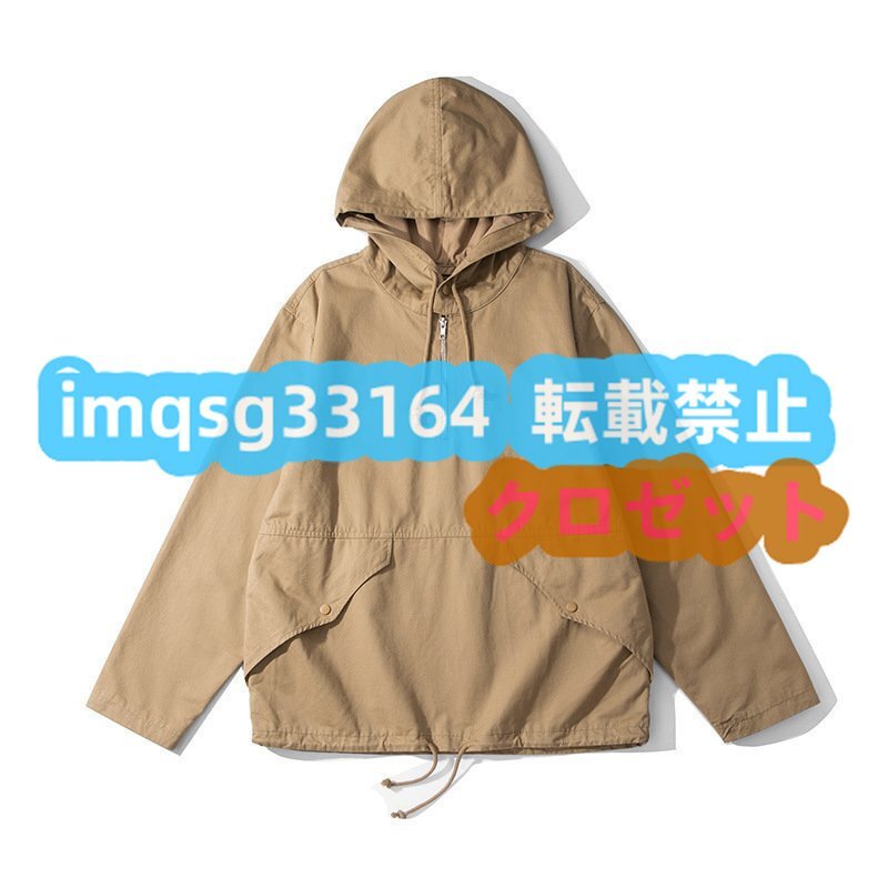 メンズジャケット　ミリタリー　ECWCS PARKA　フード付き　メンズジャケット　アウトドア パーカー　Ｓ～ＸＸＬ 迷彩黄_画像2