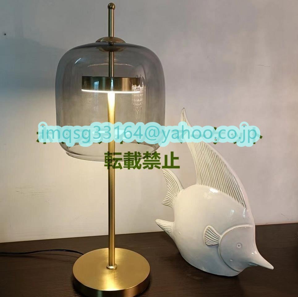 特価★デザインインテリア　ナイトスタンド　　デザインランプ　間接照明　テーブルライト　ランプ　　スモーク Q0755_画像1