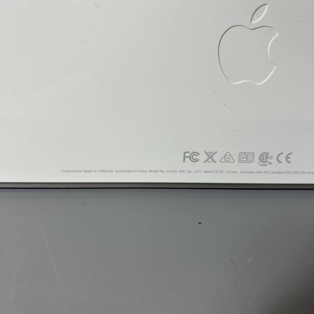 ☆Apple アップル 純正 USBキーボード A1243 Keyboard テンキー付 パソコン Mac用 入力装置(中古品/現状品/保管品)☆_画像10