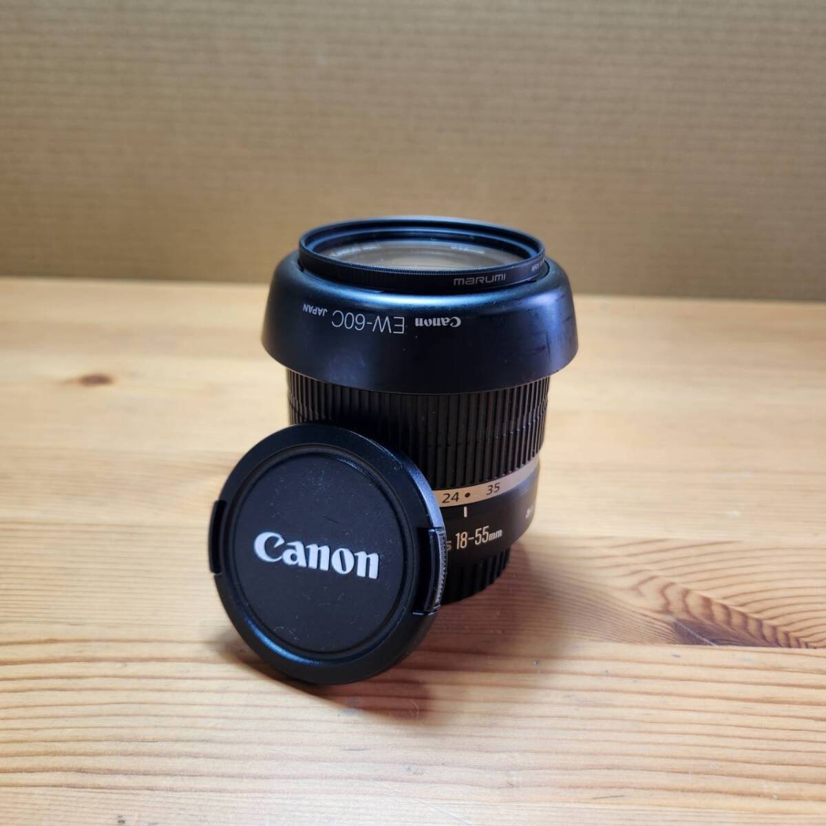 ☆Canon キャノン ZOOM LENS EF-S 18-55mm カメラレンズ(中古品/現状品/保管品)☆_画像1