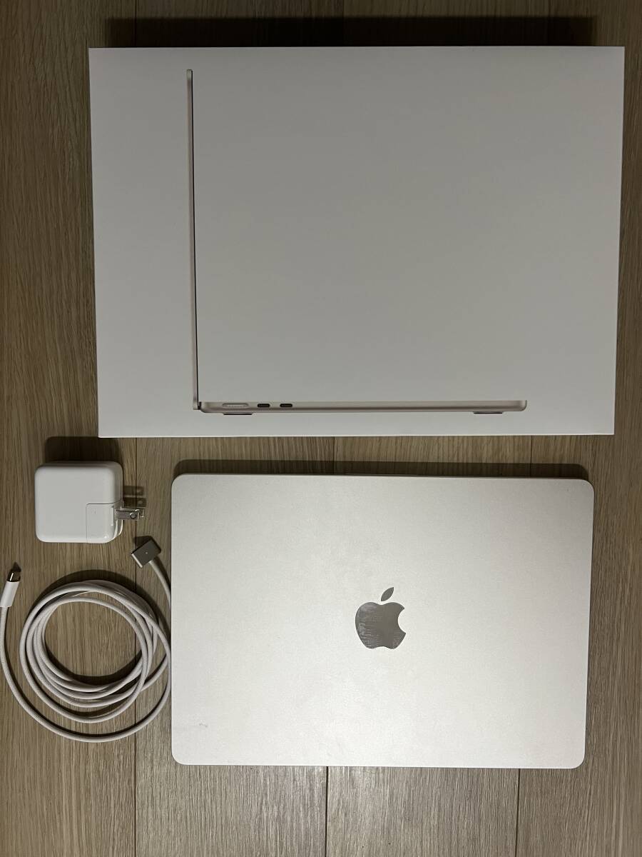 MacBook Air M2 13インチ 24G/1TB SSD スターライト 2023年6月購入_画像1