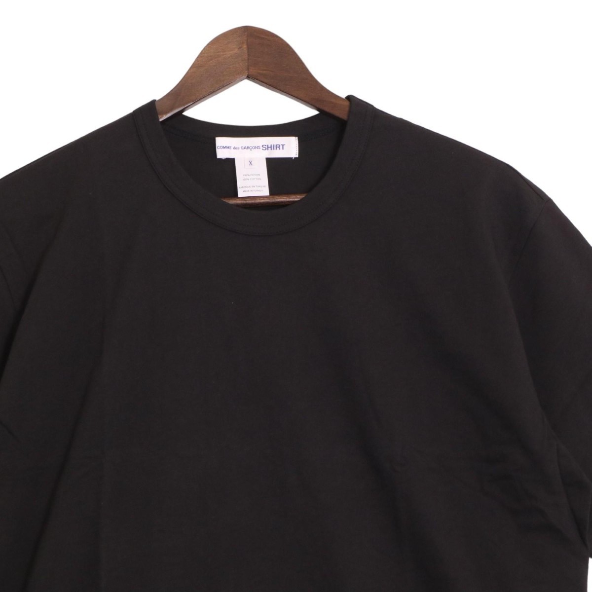 COMMEdesGARCONS SHIRT コム デ ギャルソン シャツ Tシャツ 半袖 カットソー W27111 表記サイズXの画像3