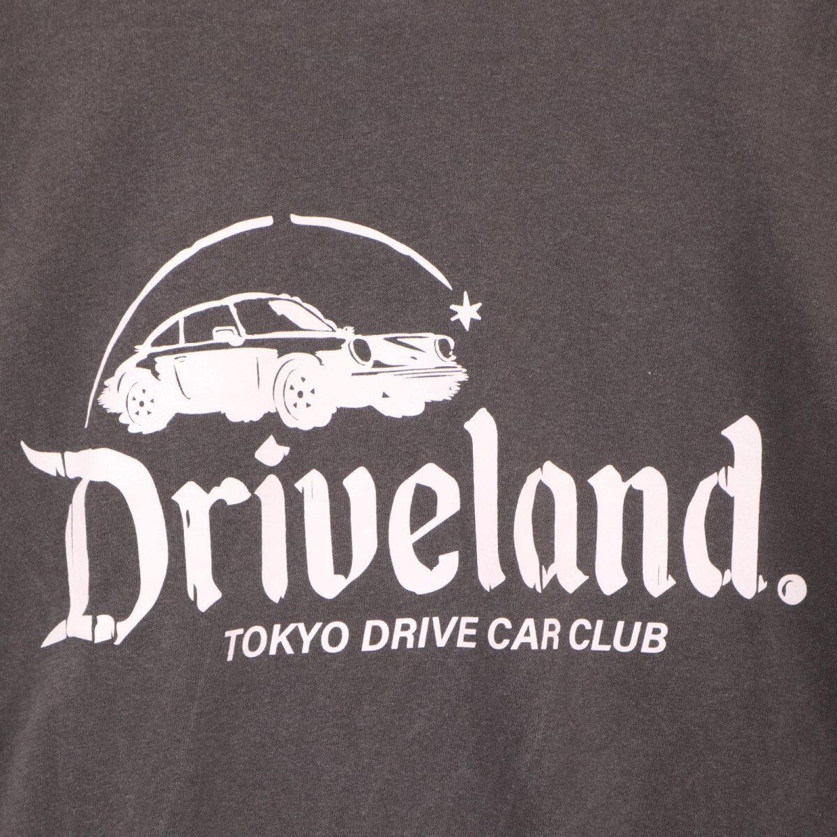 TOKYO DRIVE CAR CLUB / Driveland TEE トウキョウドライブカークラブ ロゴ プリント クルーネック Tシャツ 半袖 カットソー 表記サイズXL_画像4