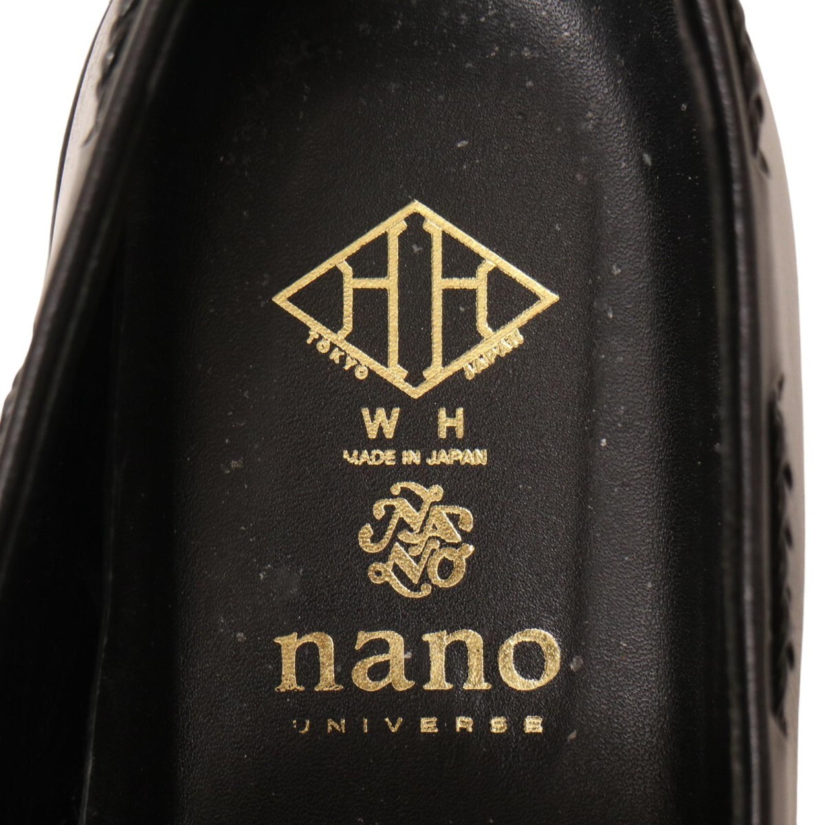 WH × nano universe ダブルエイチ ナノユニバース 別注 パティーヌ タッセル ローファー 革靴 ドレスシューズ 表記サイズ8_画像7