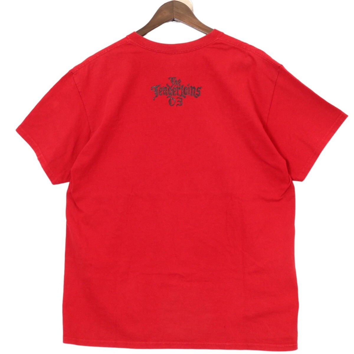 TENDERLOIN テンダーロイン ロゴ プリント クルーネック Tシャツ 半袖 カットソー 表記サイズL_画像2