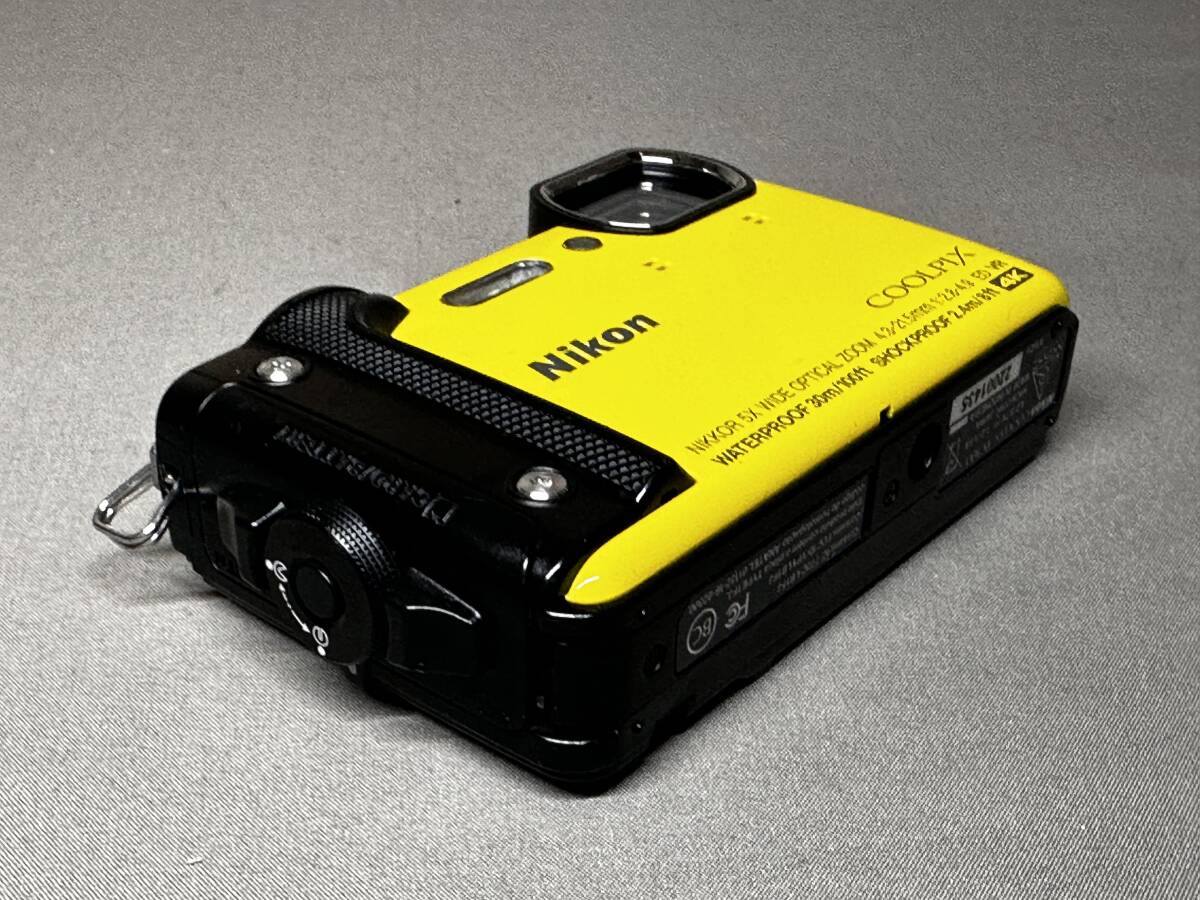 Nikon ニコン COOLPIX W300 イエロー 防水デジカメ（純正ソフトケース付き）_画像5