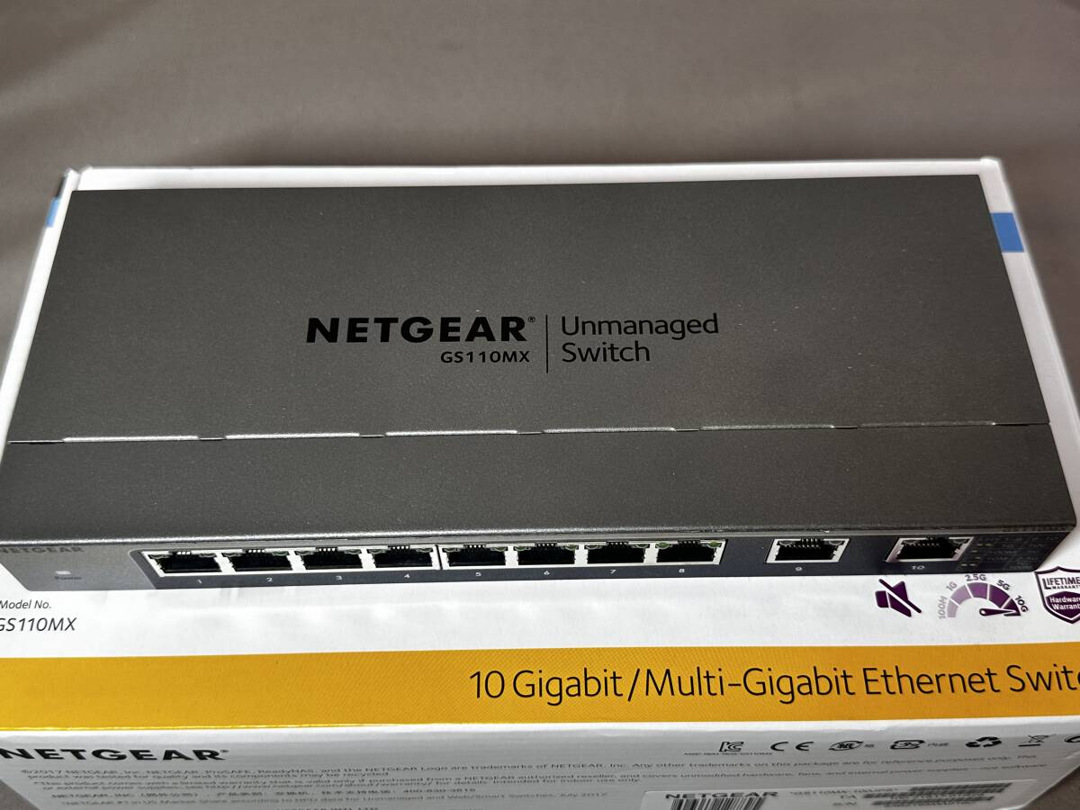 NETGEAR 10Gスイッチングハブ GS110MX-100JPS_画像2