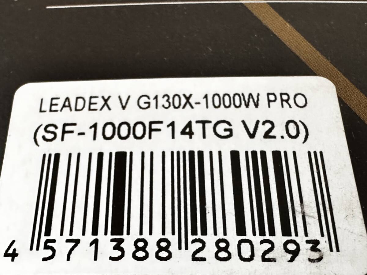 SUPER FLOWER PC電源 LEADX V Gold PRO 1000W ブラック SF-1000F14TG V2.0_画像9