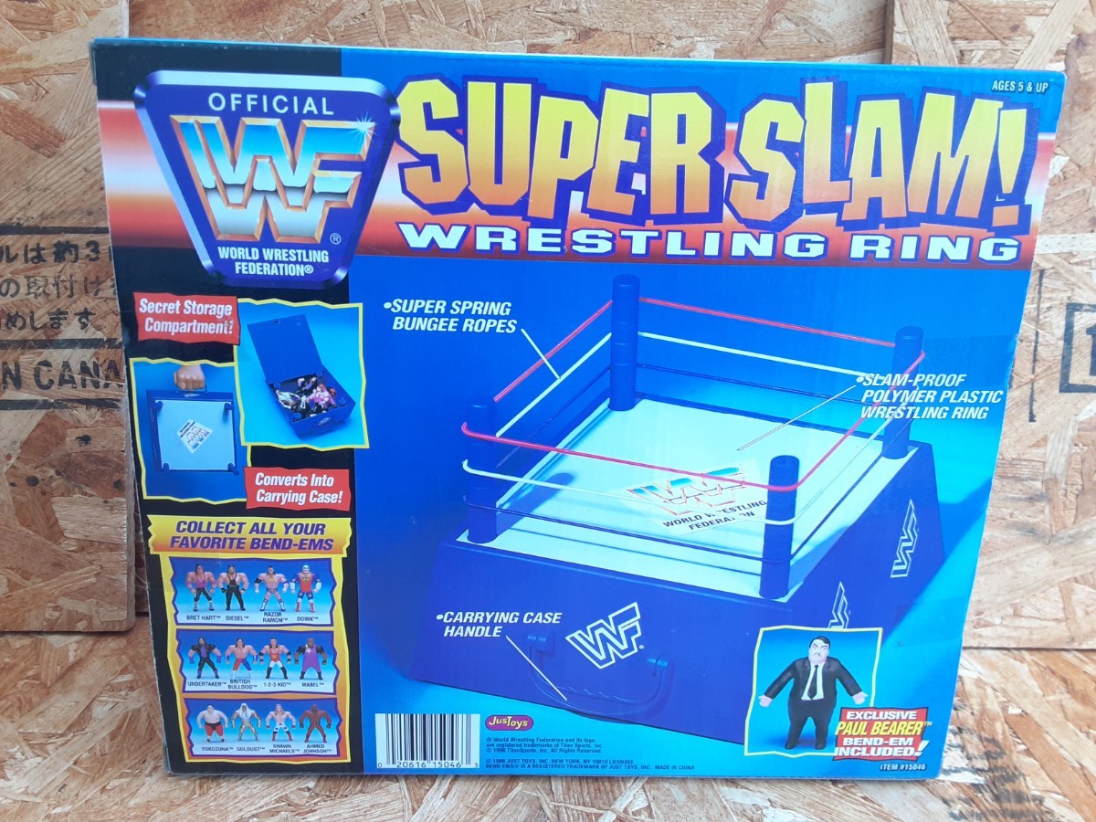 SUPER SLAM ! WRESTLING RING　未開封　　WWF　PAUL BEARER　RARE　collector　珍　レア　コレクター_画像2