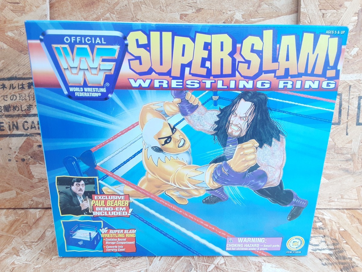 SUPER SLAM ! WRESTLING RING　未開封　　WWF　PAUL BEARER　RARE　collector　珍　レア　コレクター_画像1