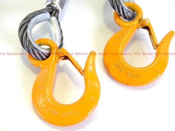 *kito- product use JIS standard 12mm(4 minute )×4m 4 point hanging weight use 3ton sphere . wire rope crane work and so on!! ~~3 ten thousand jpy and more free shipping ~~