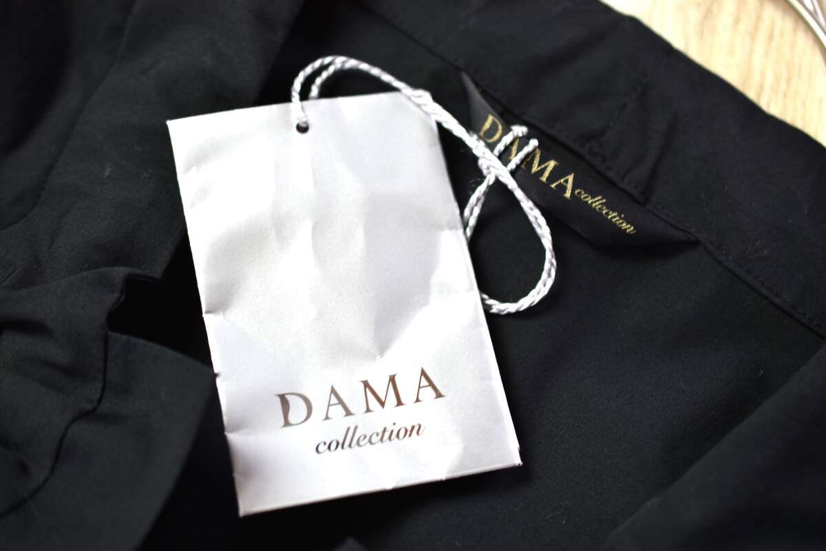DAMA ダーマコレクション 胸リボン付きブラウスシャツ 11R 未使用品 黒色 セレモニーオフィス 春物♪_画像4