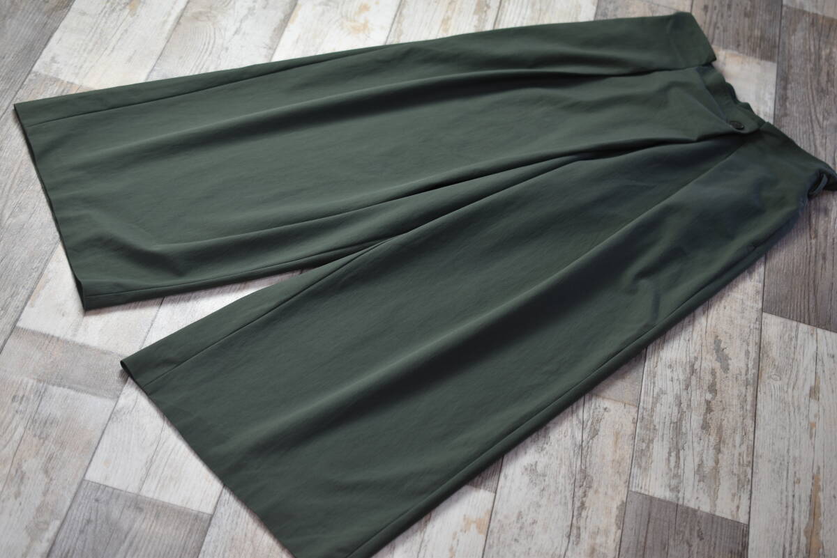 NEMIKA by Leilian nemika stretch entering wide pants waist rubber entering size 11 green color 