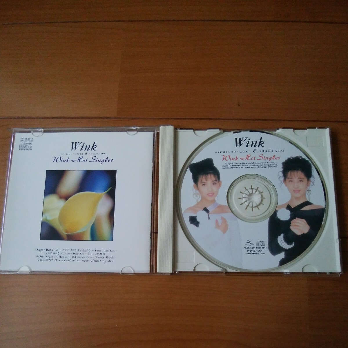 音楽CD【ウィンク ホット シングルス　wink】9曲 ※used 動作確認済み_画像3