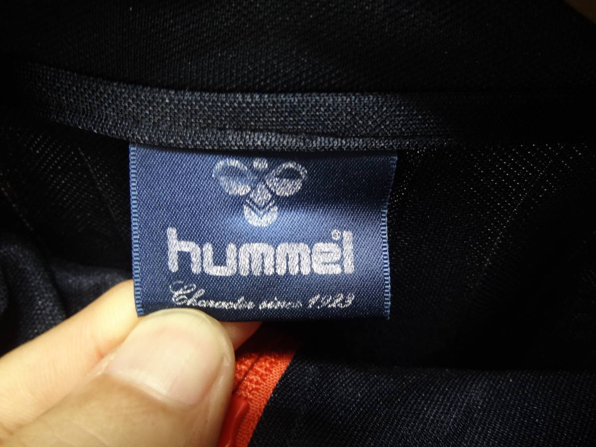 全国送料無料 ヒュンメル hummel SSK製 子供服キッズ 男＆女 ポリエステル100%素材 サッカー 長袖 ジャージトップス 160_画像2