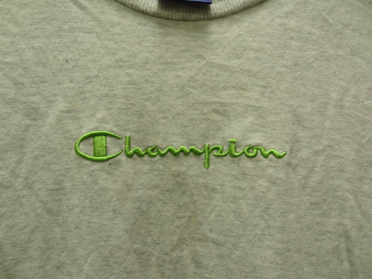 全国送料無料 チャンピオン Champion 子供服キッズ女の子 胸ロゴ刺繍 ロンティロンT 長袖 Tシャツ ワンピース チュニック 120(着丈60cm)