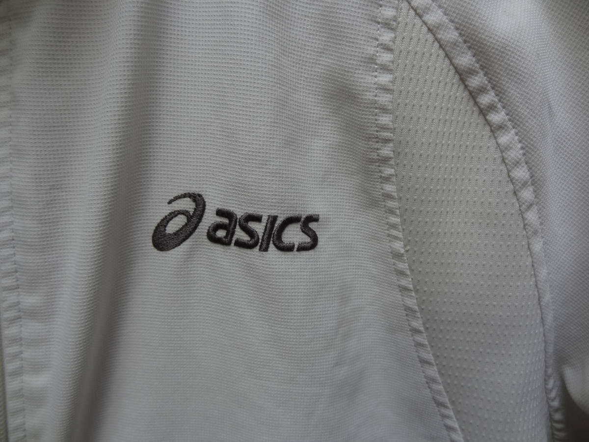 全国送料無料 正規品 アシックス ASICS メンズ ポリエステル100％通気性の良いジップアップウィンドブレーカージャンパー S