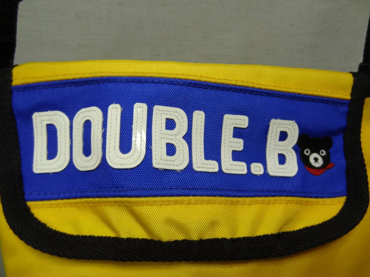 全国送料無料 美品 ダブルビー DOUBLE.B ミキハウス MIKI HOUSE 子供カバン キッズ ショルダーバッグ たすき掛け_画像3