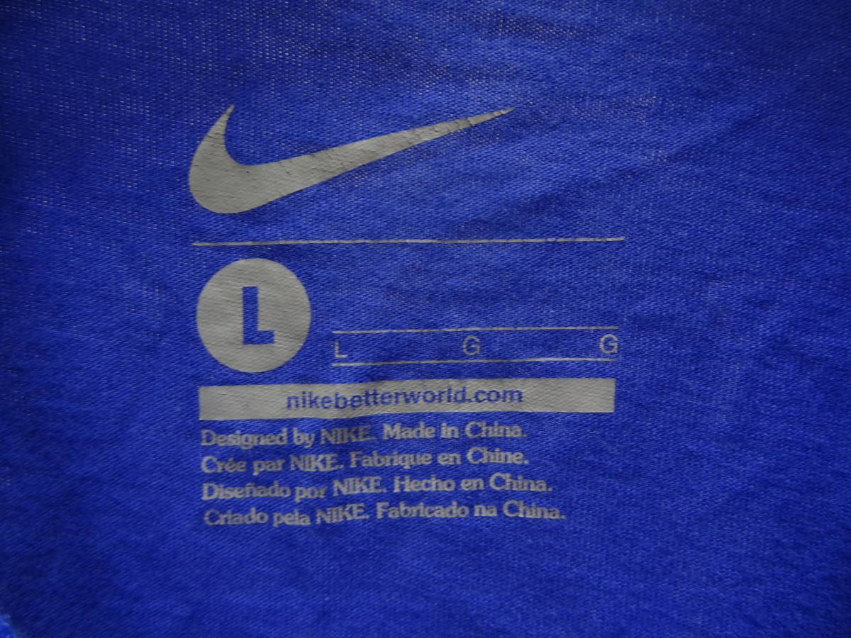  бесплатная доставка по всей стране Nike NIKE ребенок одежда Kids мужчина & девочка хлопок 100% материалы футбол и т.п. спорт футболка с длинным рукавом long ti160(155/L)