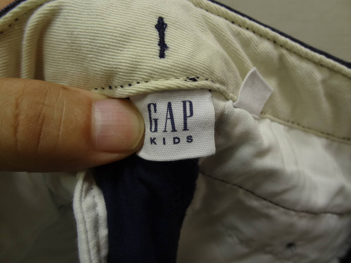 全国送料無料 ギャップ キッズ GAP KIDS 子供服キッズ男の子 紺ネイビー色 チノパンツ 140_画像2