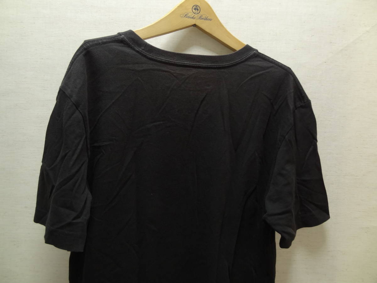 全国送料無料 ナイキ NIKE メンズ 綿100% 素材 4色ロゴプリント 半袖 黒Tシャツ Mサイズ_画像9
