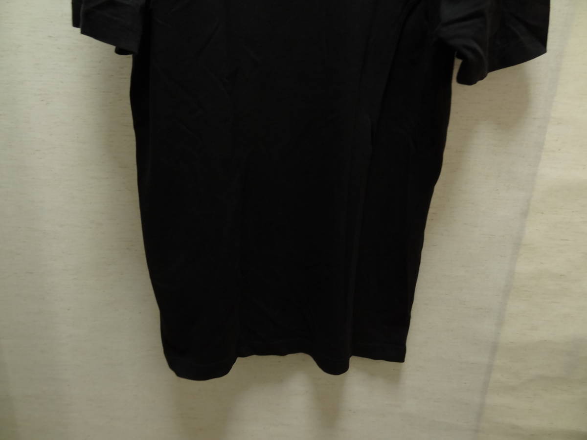 全国送料無料 ナイキ NIKE メンズ 綿100% 素材 4色ロゴプリント 半袖 黒Tシャツ Mサイズ_画像10