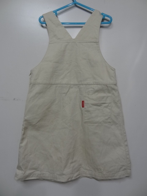 全国送料無料 ファミリア familiar 子供服キッズ 女の子 ジャンパースカート 120　着丈約65cm