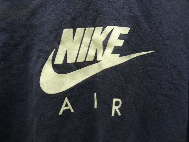  бесплатная доставка по всей стране Nike NIKE ребенок одежда Kids мужчина & девочка Logo &swoshu flocky принт темно-синий цвет спортивная фуфайка футболка 160(L)