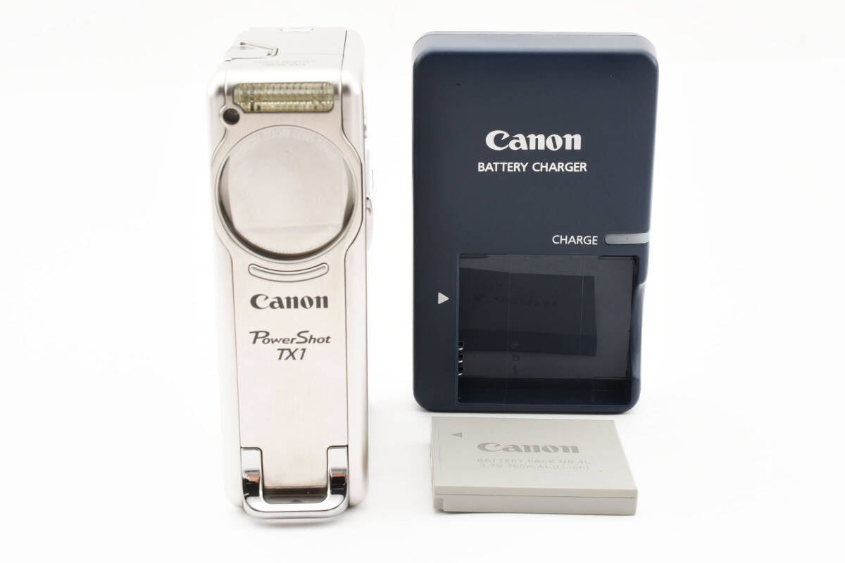 ★希少品★動作品★ Canon キヤノン Power Shot TX1 バッテリー 充電器付