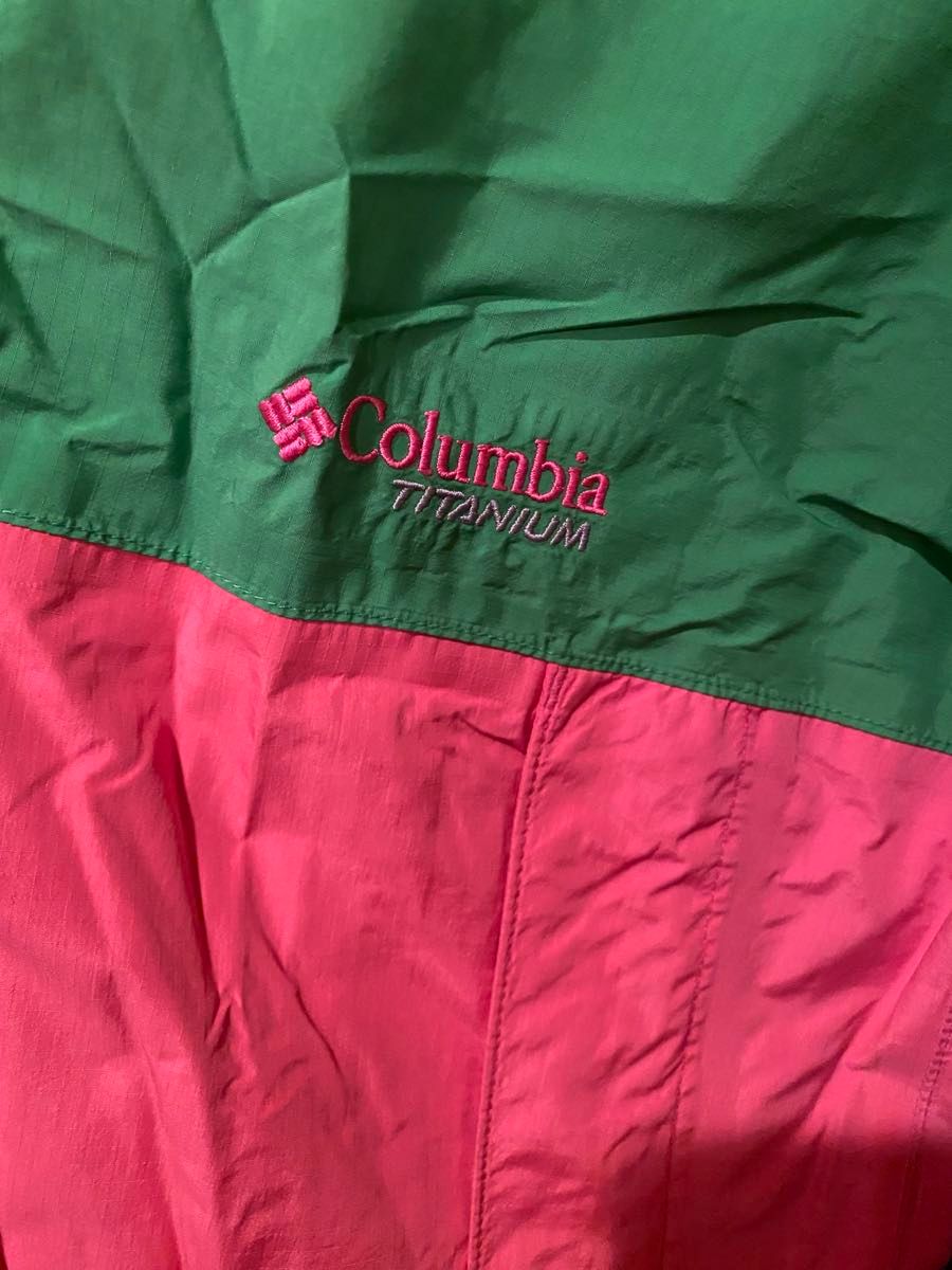 コロンビア　columbia ジャケット　登山　マウンテンパーカー アウター ナイロンジャケット グリーン 