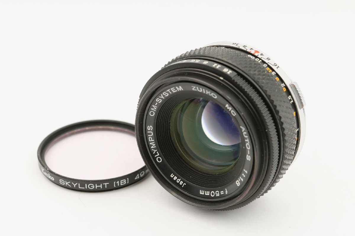 オリンパス OLYMPUS OM-SYSTEM 50mm f/ 1.8 ZUIKO MC AUTO-S 単焦点 レンズ 一眼レフ用_画像1