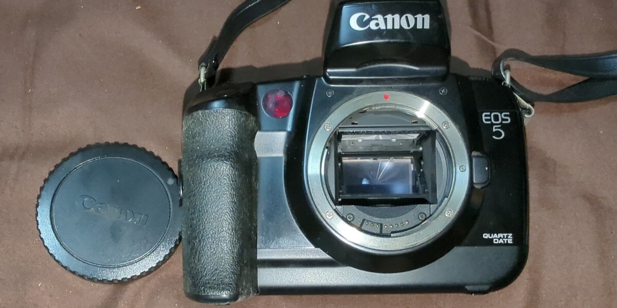  б/у электризация только проверка Canon EOS5 Autoboy TELE QUARTZ DATE EOS5. инструкция нераспечатанный. использование окончание срока действия. SONY2CR5 батарейка камера 