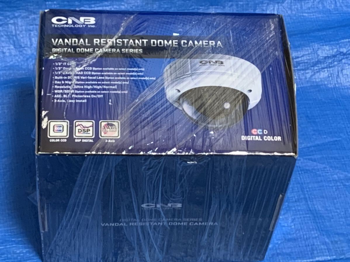 （未使用）CMB 防犯カメラ　屋外屋内兼用 LCM-20VF 耐衝撃性赤外線LEDドームカメラ_画像1