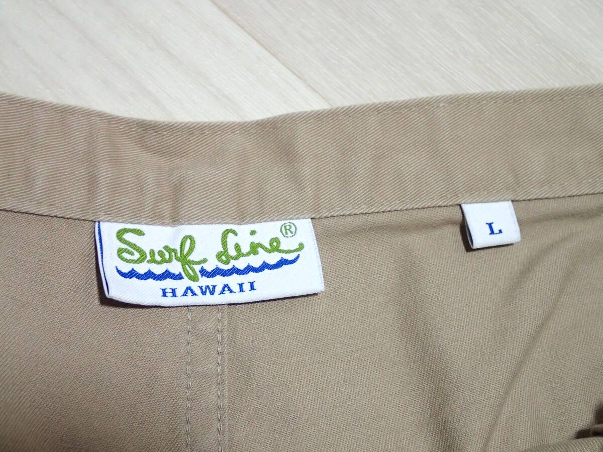 ☆SURF LIFE　Hawaii　☆Jams　☆ジャムズ　☆サーフライフ　☆ショートパンツ　☆ハーフパンツ　☆ベージュ　☆メンズ　☆L_画像9