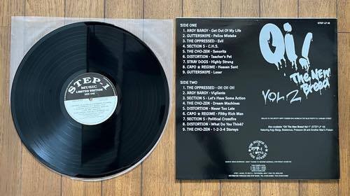 LP 限定盤 LIMITED EDITION UK盤 PUNK レコード V.A. / Oi! The New Breed Vol.2 STEP LP 48・Guttersnipe・The Oppressed!・Distortionの画像4