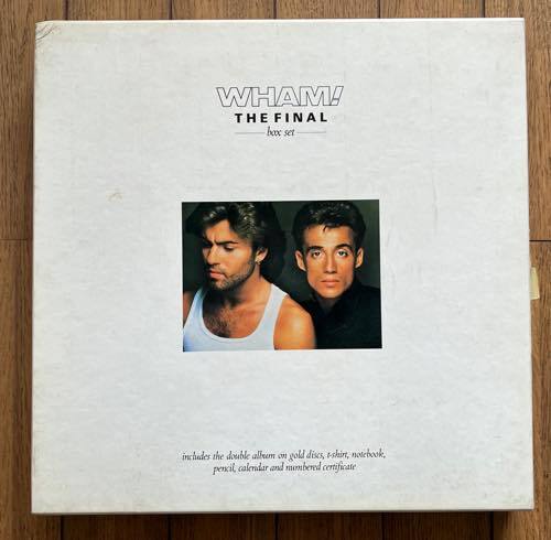 2LP LP Limited 限定盤 ゴールド盤 レコード UK盤 BOXセット 未開封Tシャツ ノートブック 鉛筆 カレンダー付 WHAM!/THE FINAL ワム! Wham 2_画像1